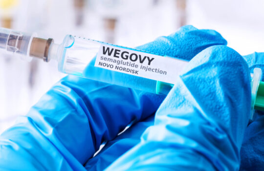 siegen, North Rhine Westphalia , germany - 10 11 2023: a injection concept of wegovy weight loss medication