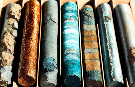 Core Drilling Mineral Samples - Generative Ai
