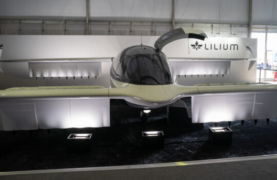 BERLIN - JUNE 06, 2024: The Lilium Jet (Electric personal VTOL Jet). ILA Berlin Air Show 2024.