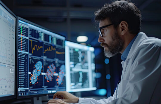 Envision an AI-driven diagnostic tool analyzing patient data for early disease detection