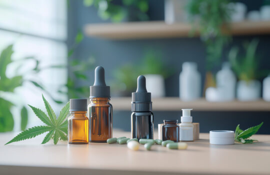 Variety of medical cannabis products