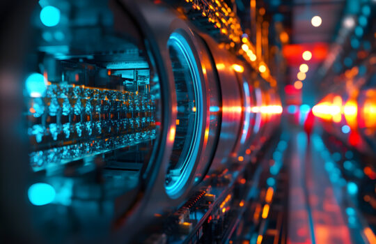Quantum-enhanced AI models for natural language processing (NLP), using quantum computing power to process linguistic data at unprecedented speed and scale.