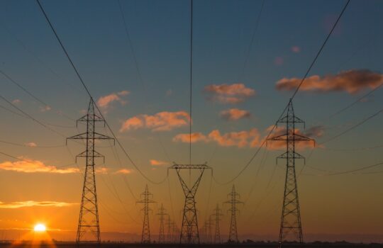 photo of truss towers